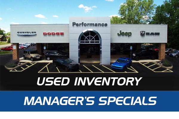 Used Inventory Manager's Specials